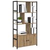 vidaXL Libreria Rovere artigianale 80 x 30 x 155,5 cm