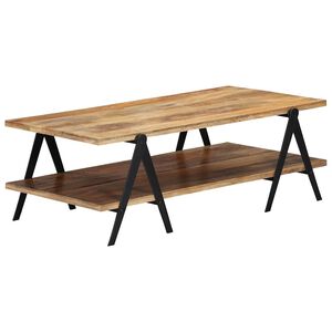 vidaXL Tavolino da Salotto 115x60x40 cm in Legno Massello di Mango