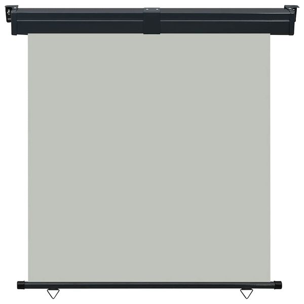 vidaXL Tendalino Laterale per Balcone 165x250 cm Grigio