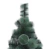 vidaXL Albero di Natale artificiale preilluminato Verde 180 cm PET