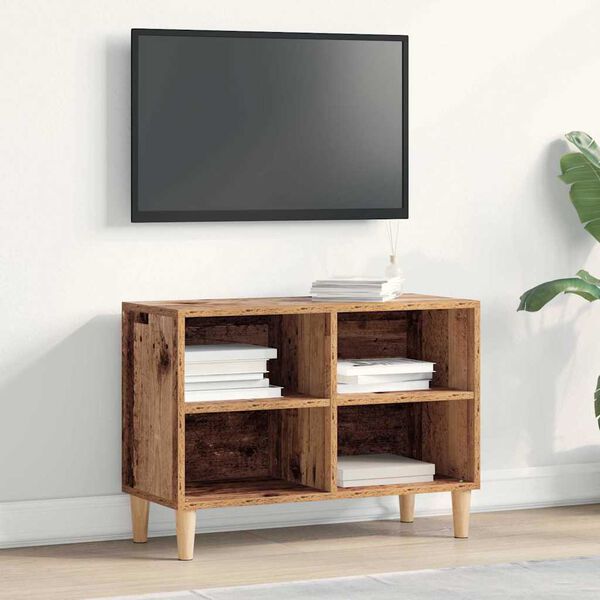 vidaXL Mobile TV Legno vecchio 69,5 x 30 x 50 cm Legno multistrato