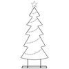 vidaXL Albero di Natale in metallo con supporto Nero 150 cm Acciaio