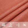 vidaXL Vela Parasole 160 g/m² Terracotta 7x7 m in HDPE
