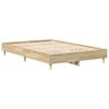 vidaXL Struttura del letto Sonoma 137 x 190 cm Legno ingegnerizzato