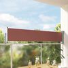 vidaXL Tenda Laterale Retrattile per Patio 60x300 cm Marrone
