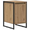 vidaXL Comodino Rovere Artigianale 39,5 x 30 x 50 cm