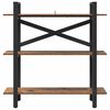 vidaXL Libreria Legno vecchio 100 x 33,5 x 102 cm Legno multistrato
