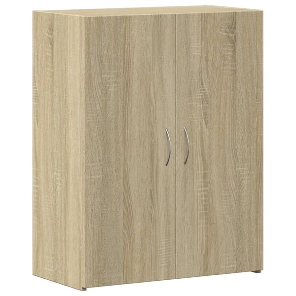 vidaXL Schedario Rovere Sonoma 60x32x77,5 cm in Legno Multistrato