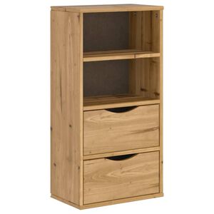 vidaXL Armadietto Laterale con Cassetti ODDA 40x24x79 cm Legno di Pino