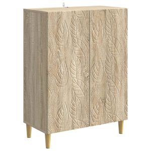 vidaXL Credenza Rovere Sonoma 66 x 34,5 x 90 cm Legno ingegnerizzato