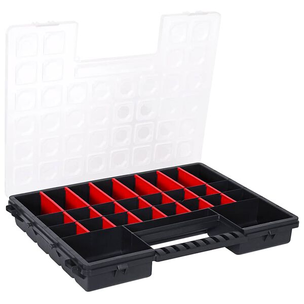 vidaXL Scatole Assortimento 5 pz con Divisori 385x283x50mm in Plastica