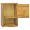 vidaXL Mobile da Bagno a Parete 45x30x70 cm in Legno Massello di Teak