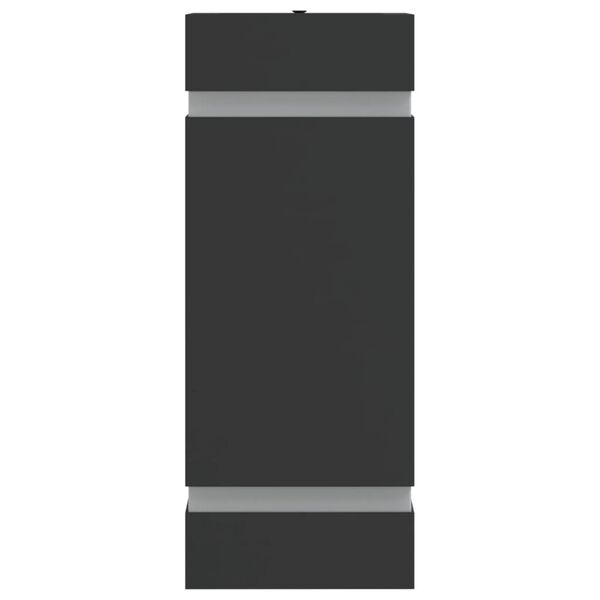 vidaXL Applique da Esterno 2 pz Nere in Acciaio Inossidabile