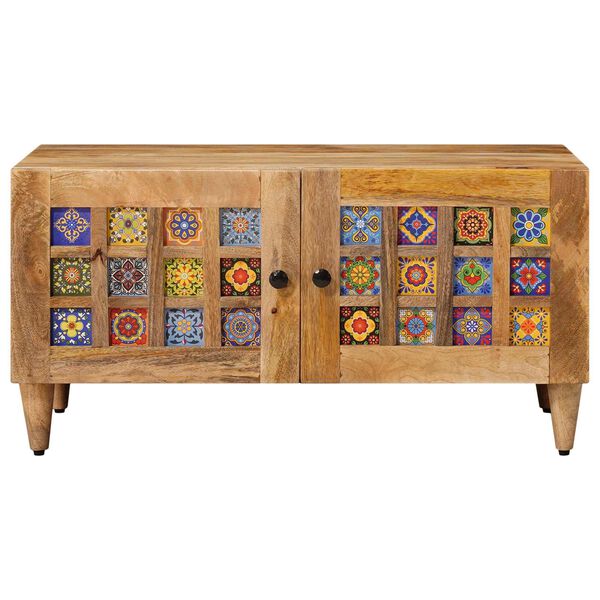 vidaXL Tavolino da salotto Naturale 80 x 50 x 40 cm