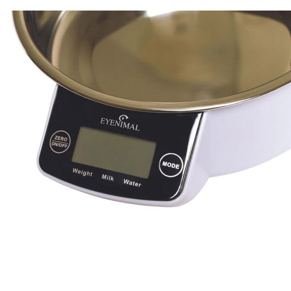 EYENIMAL Ciotola Intelligente con Bilancia Integrata 1 L Bianca