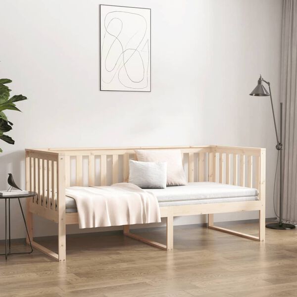 vidaXL Dormeuse senza Materasso 100x200 cm in Legno Massello di Pino