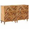 vidaXL Armadi di Stoccaggio 2 pcs Marrone 60 x 33,5 x 75 cm
