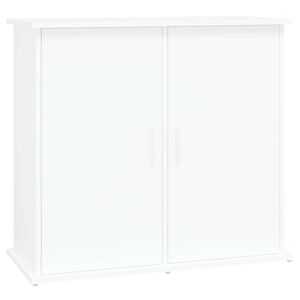 vidaXL Supporto per Acquario Bianco 81x36x73 cm in Legno Multistrato