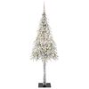 vidaXL Albero di Natale con 150 LED Bianco 150 cm PE e Acciaio