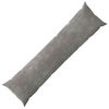 vidaXL Cuscino HEERLEN Grigio Scuro 40 x 145 cm Tessuto Chenille