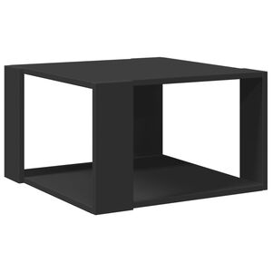 vidaXL Tavolino da Salotto Nero 51,5x51,5x30 cm in Legno Multistrato