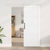 vidaXL Porta scorrevole ORKDAL Bianco 83 x 211 cm Pino massello