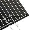 vidaXL Braciere e Barbecue 2in1 con Attizzatoio 46,5x46,5x37cm Acciaio