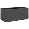 vidaXL Fioriera da Giardino Grigio Scuro 80x36x35 cm in PP