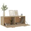 vidaXL Mobile Pensile Rovere Sonoma 100x36,5x35 cm Legno Multistrato