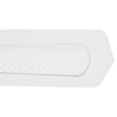vidaXL Ventilatore da Soffitto con Luce 106 cm Bianco