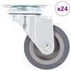 vidaXL Ruote Girevoli 24 pz 50 mm
