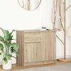 vidaXL Credenza con Cassetto Rovere Sonoma 71x35x65 cm in Truciolato