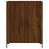 vidaXL Credenza Rovere Marrone 69,5x34x180 cm in Legno Multistrato