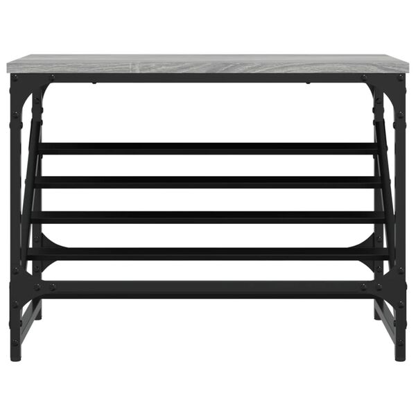 vidaXL Scarpiera Grigio Sonoma 60x30x45 cm in Legno Multistrato