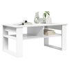 vidaXL Tavolino da salotto Bianco 96 x 54 x 44 cm Legno multistrato