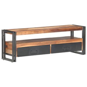vidaXL Mobile Porta TV 120x30x40 cm in Legno Massello