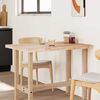 vidaXL Piano Tavolo Rettangolare 80x70x4 cm Legno Massello di Acacia