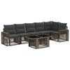 vidaXL Set Divano da Giardino 7 pz 6-Numero di posti