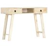 vidaXL Tavolo Consolle 110x35x76 cm in Legno Massello di Mango