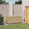 vidaXL Contenitore da Giardino Beige Misto 190L in Polyrattan