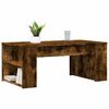 vidaXL Tavolino da Salotto Rovere Fumo 102x55x42 cm Legno Multistrato