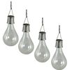 Luxform Luci Solari a LED da Giardino per Feste 4 pz Trasparente 95420