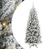 vidaXL Albero di Natale artificiale con 150 LED Bianco 150 cm