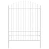 vidaXL Recinzione per Giardino 2 pcs Bianco 170 x 225 cm