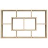 vidaXL Mensola a Muro Rovere Sonoma 85x16x52,5 cm in Legno Multistrato