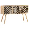 vidaXL Credenza 118x35x75 cm in Legno Massello di Mango