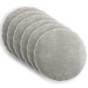 vidaXL Federa 6 pz HEERLEN Grigio Chiaro &Oslash; 30 cm Tessuto Chenille