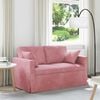 vidaXL Divano Rosa 138 x 78 x 80 cm Velluto