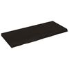 vidaXL Piano Tavolo Marrone 120x50x(2-6) cm Rovere Massello Trattato