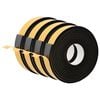 vidaXL Nastro adesivo in schiuma 4 pcs Nero 30mm x 5m Schiuma CR